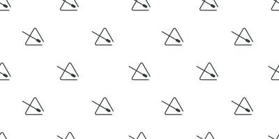 vektor platt hand dragen sömlös geometrisk mönster med triangel klockorna
