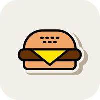 Hamburger-Vektor-Icon-Design vektor