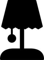 Vektorsymbol für Schreibtischlampe vektor