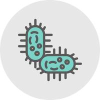 Bakterium-Vektor-Icon-Design vektor