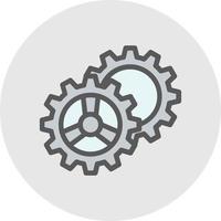 Cogs-Vektor-Icon-Design vektor