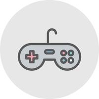 Gamepad-Vektor-Icon-Design vektor