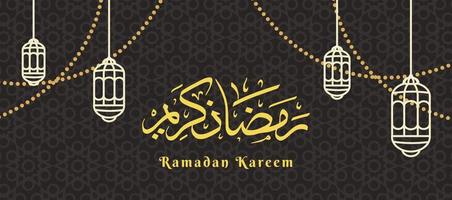 Ramadan kareem Entwürfe. Ramadan Gruß Hintergrund zum Muslime. Banner, Poster, Hintergrund, Karte. vektor