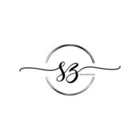 Initiale Gr feminin Logo Sammlungen Vorlage. Handschrift Logo von Initiale Unterschrift, Hochzeit, Mode, Schmuck, Boutique, Blumen- und botanisch mit kreativ Vorlage zum irgendein Unternehmen oder Geschäft. vektor