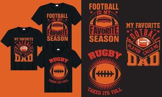 American-Football-T-Shirt-Design vektor