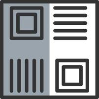 QRCode-Vektor-Icon-Design vektor