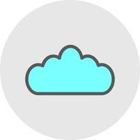 Cloud-Vektor-Icon-Design vektor