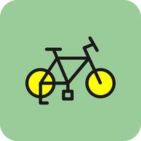 Fahrrad-Vektor-Icon-Design vektor