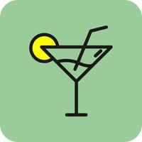 Cocktail-Vektor-Icon-Design vektor