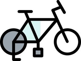 Fahrrad-Vektor-Icon-Design vektor