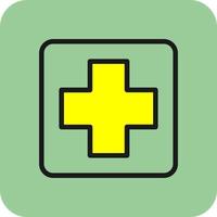 Krankenhaus-Symbol-Vektor-Icon-Design vektor