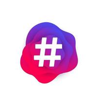 Hashtag, vector design.eps