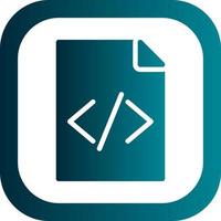 Dateicode-Vektor-Icon-Design vektor