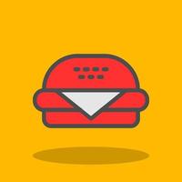 Hamburger-Vektor-Icon-Design vektor