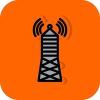 Broadcast-Tower-Vektor-Icon-Design vektor