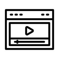 Video Spieler Symbol Design vektor