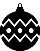 Weihnachten Ball Symbol. Vektor Symbol