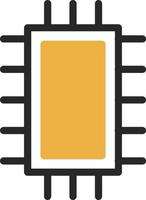 mikrochip vektor ikon design