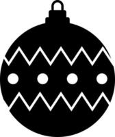 Weihnachten Ball Symbol, eben Design Beste Vektor Symbol. Vektor Symbol