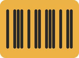 Barcode-Vektor-Icon-Design vektor