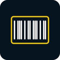 Barcode-Vektor-Icon-Design vektor