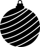 Weihnachten Ball Symbol, eben Design Beste Vektor Symbol. Vektor Symbol