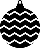 Weihnachten Ball Symbol, eben Design Beste Vektor Symbol. Vektor Symbol