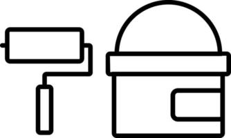 byggnad, vält målarlinje vektor design av konstruktion, presentation mall för hemsida baner och landning sida rubrik, tidslinje, infographics - vektor på vit bakgrund