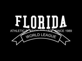 Florida Uni, Design T-Shirt Strassenmode Kleidung, Vektor Typografie, perfekt zum modern bekleidung