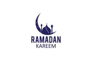 Ramadan kareem Design. Ramadan Logo. arabisch Logo Vorlage. islamisch Logo Design. eid Mubarak vektor