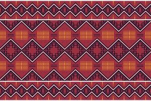 ethnisch nahtlos Muster Stammes- Farbe geometrisch traditionell ethnisch orientalisch Design zum das Hintergrund. Volk Stickerei, indisch, skandinavisch, Zigeuner, Mexikaner, afrikanisch Teppich, Teppich. vektor