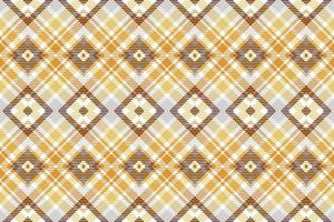 kariert Scott Tartan Muster nahtlos ist ein gemustert Stoff bestehend aus von criss gekreuzt, horizontal und Vertikale Bands im mehrere Farben.Plaid nahtlos zum Schal, Schlafanzug, Decke, Bettdecke, Kilt groß vektor