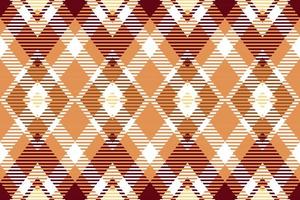 Plaid Muster Stoff Design Hintergrund ist ein gemustert Stoff bestehend aus von criss gekreuzt, horizontal und Vertikale Bands im mehrere Farben. Tartans sind angesehen wie ein kulturell Symbol von Schottland. vektor