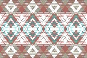 Büffel Plaid Muster Stoff Vektor Design ist ein gemustert Stoff bestehend aus von criss gekreuzt, horizontal und Vertikale Bands im mehrere Farben. Tartans sind angesehen wie ein kulturell Symbol von Schottland.