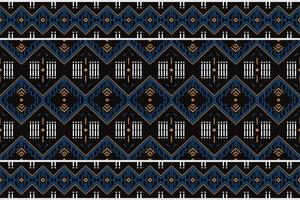 etnisk sömlös mönster geometrisk traditionell etnisk orientalisk design för de bakgrund. folk broderi, indian, skandinaviska, zigenare, mexikansk, afrikansk matta, matta. vektor