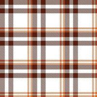 Büffel Plaid Muster Stoff Design Hintergrund ist gemacht mit abwechselnd Bands von farbig Vor gefärbt Fäden gewebte wie beide Kette und Schuss beim richtig Winkel zu jeder andere. vektor