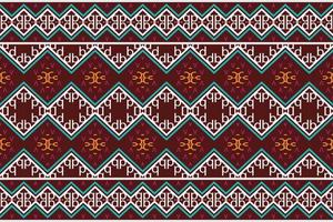 ethnisch nahtlos Stammes- Hintergrund geometrisch traditionell ethnisch orientalisch Design zum das Hintergrund. Volk Stickerei, indisch, skandinavisch, Zigeuner, Mexikaner, afrikanisch Teppich, Teppich. vektor