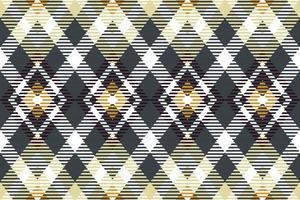 Tartan Muster Design Textil- ist ein gemustert Stoff bestehend aus von criss gekreuzt, horizontal und Vertikale Bands im mehrere Farben. Tartans sind angesehen wie ein kulturell Symbol von Schottland. vektor