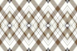 Büffel Plaid Muster Stoff Design Hintergrund das resultierend Blöcke von Farbe wiederholen vertikal und horizontal im ein unverwechselbar Muster von Quadrate und Linien bekannt wie ein eingestellt. Tartan ist namens Plaid vektor