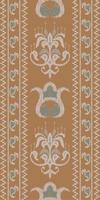 afrikansk ikat paisley broderi. ikat grafik stam- aztec geometrisk traditionell etnisk orientalisk design för de bakgrund. folk, indian, skandinaviska, zigenare, saree borneo tyg gräns ikkat vektor