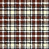 Plaid-Muster-Stoff-Vektordesign ist in einem einfachen Twill gewebt, zwei über zwei unter der Kette, wobei bei jedem Durchgang ein Faden vorgeschoben wird. vektor