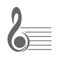 Musical Hinweis Symbol Design vektor