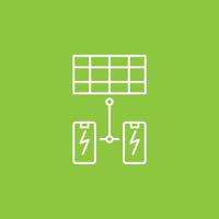 Solar, Batterie Symbol - - Vektor. einfach Element Illustration von ui Konzept. Solar, Batterie Symbol - - Vektor. Infografik Konzept Vektor Illustration. auf Weiß Hintergrund