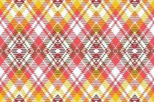 Büffel Plaid Muster Stoff Design Textur ist ein gemustert Stoff bestehend aus von criss gekreuzt, horizontal und Vertikale Bands im mehrere Farben. Tartans sind angesehen wie ein kulturell Symbol von Schottland. vektor
