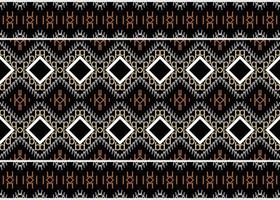 etnisk tyg stam- korsa geometrisk traditionell etnisk orientalisk design för de bakgrund. folk broderi, indian, skandinaviska, zigenare, mexikansk, afrikansk matta, matta. vektor