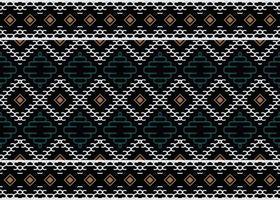 etnisk mönster vektor. den är en mönster geometrisk former. skapa skön tyg mönster. design för skriva ut. använder sig av i de mode industri. vektor