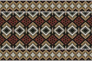 einfach ethnisch Design Muster. traditionell ethnisch Muster Vektoren es ist ein Muster geometrisch Formen. erstellen schön Stoff Muster. Design zum drucken. mit im das Mode Industrie.