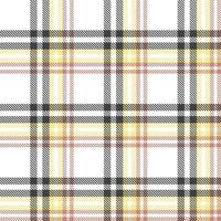 Tartan-Muster-Stoffdesign-Textur ist in einem einfachen Köper gewebt, zwei über zwei unter der Kette, wobei bei jedem Durchgang ein Faden vorgeschoben wird. vektor