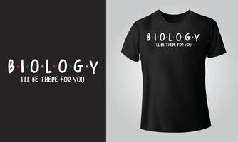 biologi - typografisk svart bakgrund, t-shirt, mugg, keps och Övrig skriva ut på efterfrågan design, svg, png, jpg, eps vektor