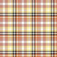 Plaid Muster nahtlos Textil- ist ein gemustert Stoff bestehend aus von criss gekreuzt, horizontal und Vertikale Bands im mehrere Farben. Tartans sind angesehen wie ein kulturell Symbol von Schottland. vektor